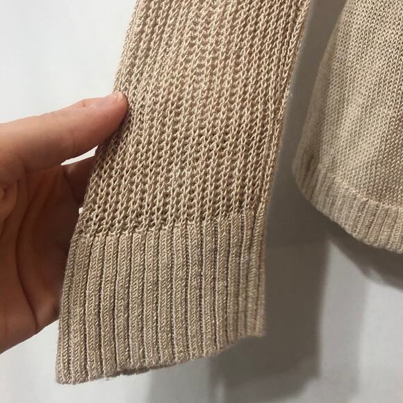 LOFT Knitted Cardigan Long Sleeve Jacket Sweater Womens S Open Front - Picture 4 of 8